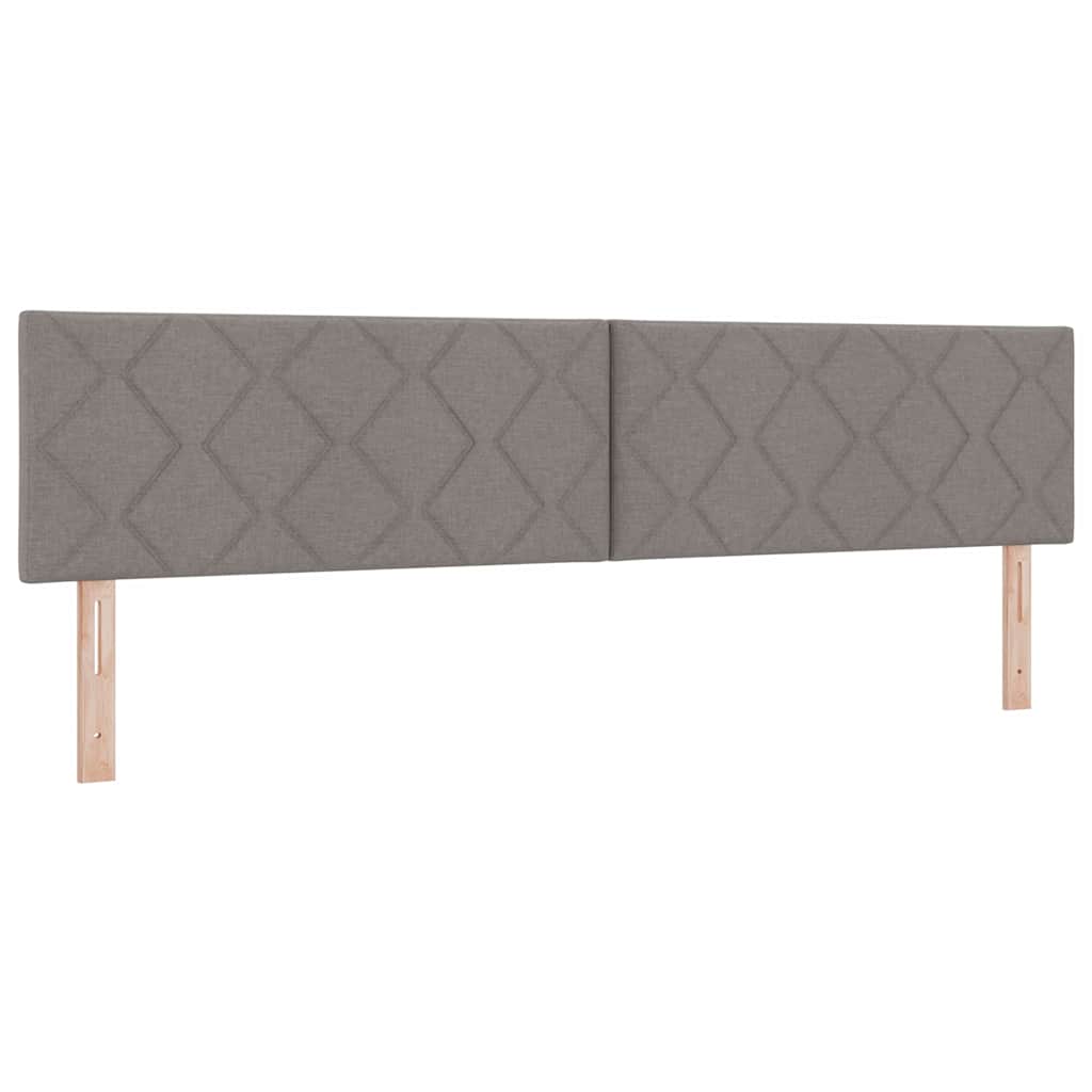 Cama box spring com colchão Cinzento-acastanhado 200 x 200 cm