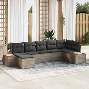 Conjunto de Sofá de Jardim 7 pcs Cinzeto 319 x 154 x 85 cm