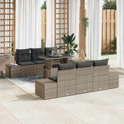 Conjunto de Sofá de Jardim 7 pcs Cinzeto 100 x 55 x 73 cm