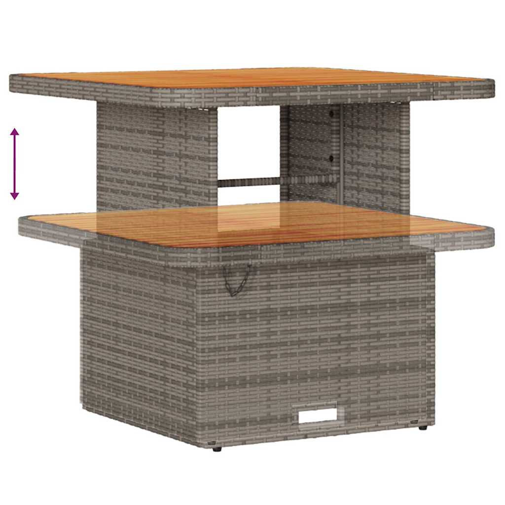 Conjunto de Sofá de Jardim com almofada 13 pcs Cinzeto