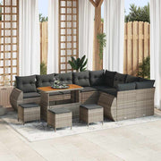 Conjunto de Sofá de Jardim 13 pcs Cinzeto 110 x 55 x 71 cm