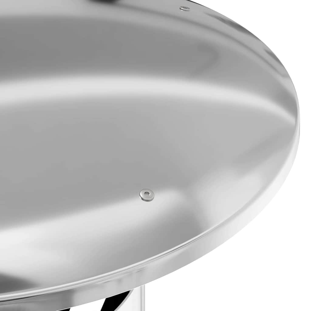 Extensão de Chaminé Prateado 35 x 35 x 132 cm Aço inoxidável