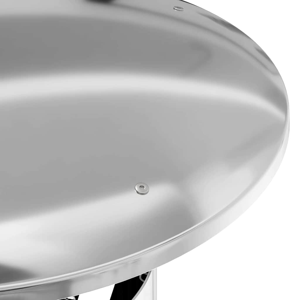 Extensão de Chaminé Prateado 35 x 35 x 132 cm Aço inoxidável