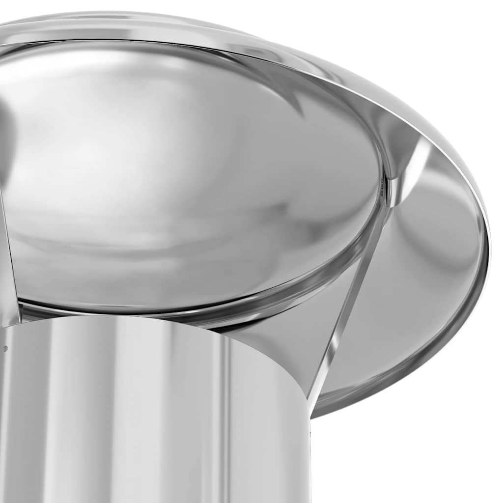 Capa de Chuva para Chaminé Prateado 25 x 25 x 20 cm