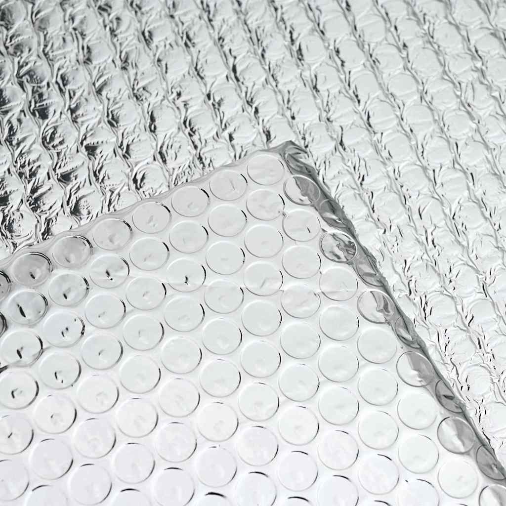Refletor de calor para radiador Prateado 1 x 15 m Alumínio
