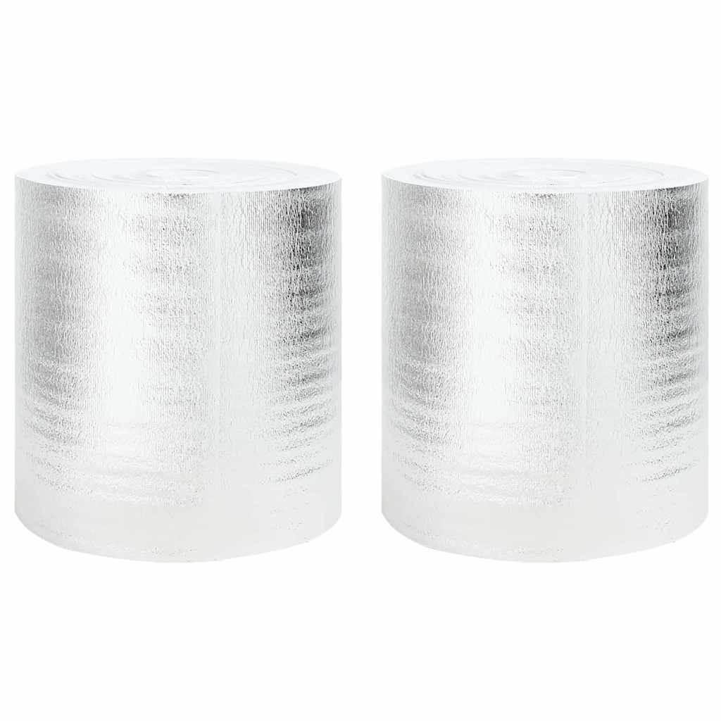 Refletor de calor para radiador Prateado 0.5 x 25 m Alumínio