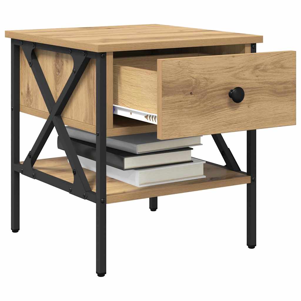 Armário de Cabeceira carvalho artisiano 40 x 42 x 45 cm