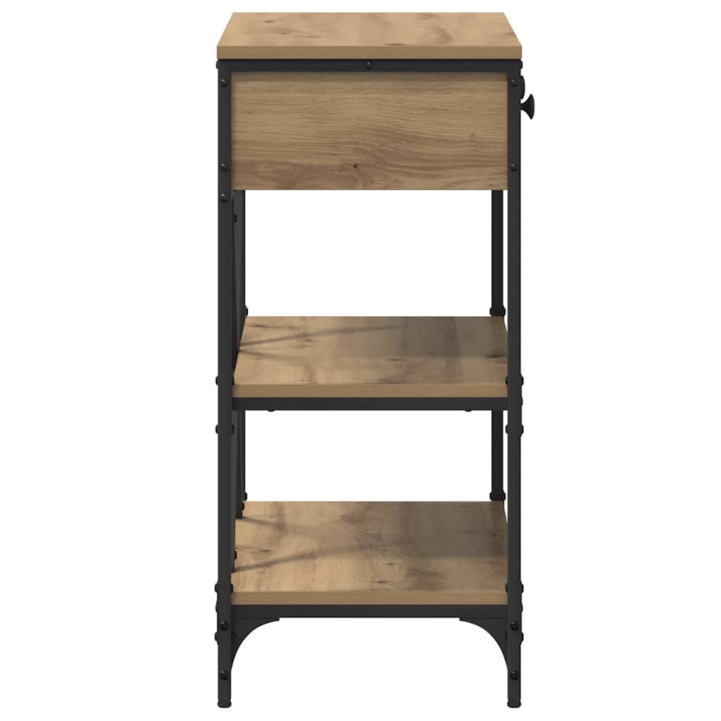 Aparador com gaveta com prateleira Outros carvalho artisiano