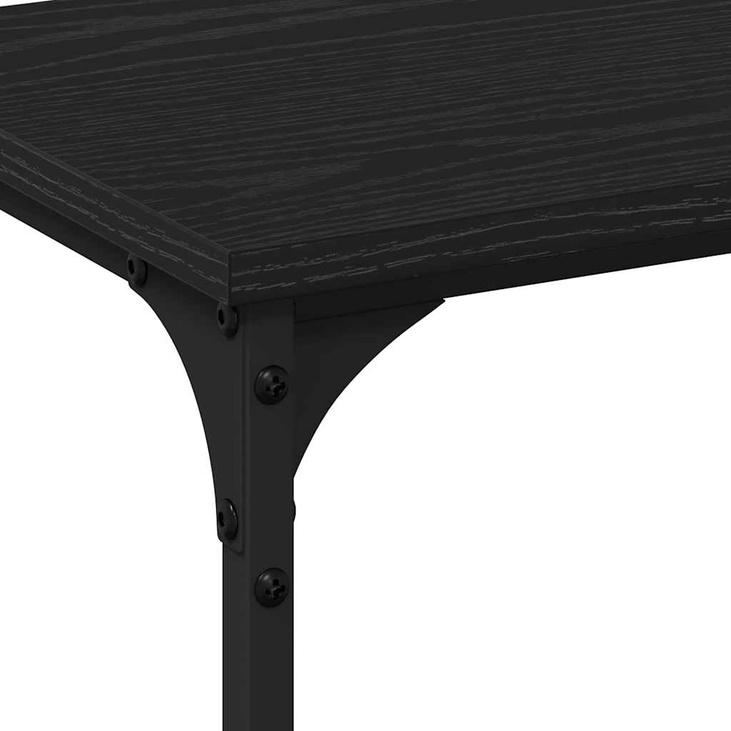 Aparador Carvalho preto 200 x 29 x 75 cm