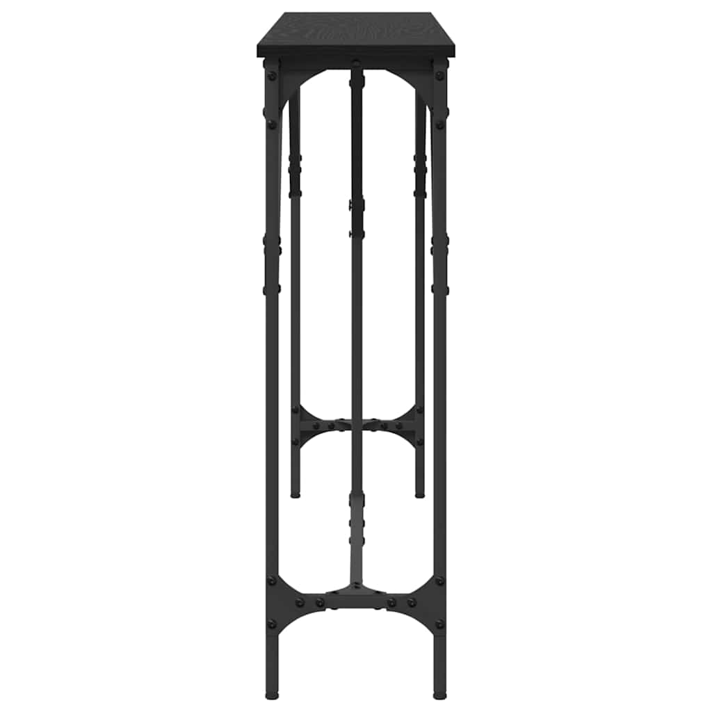 Aparador Carvalho preto 140 x 23 x 75 cm