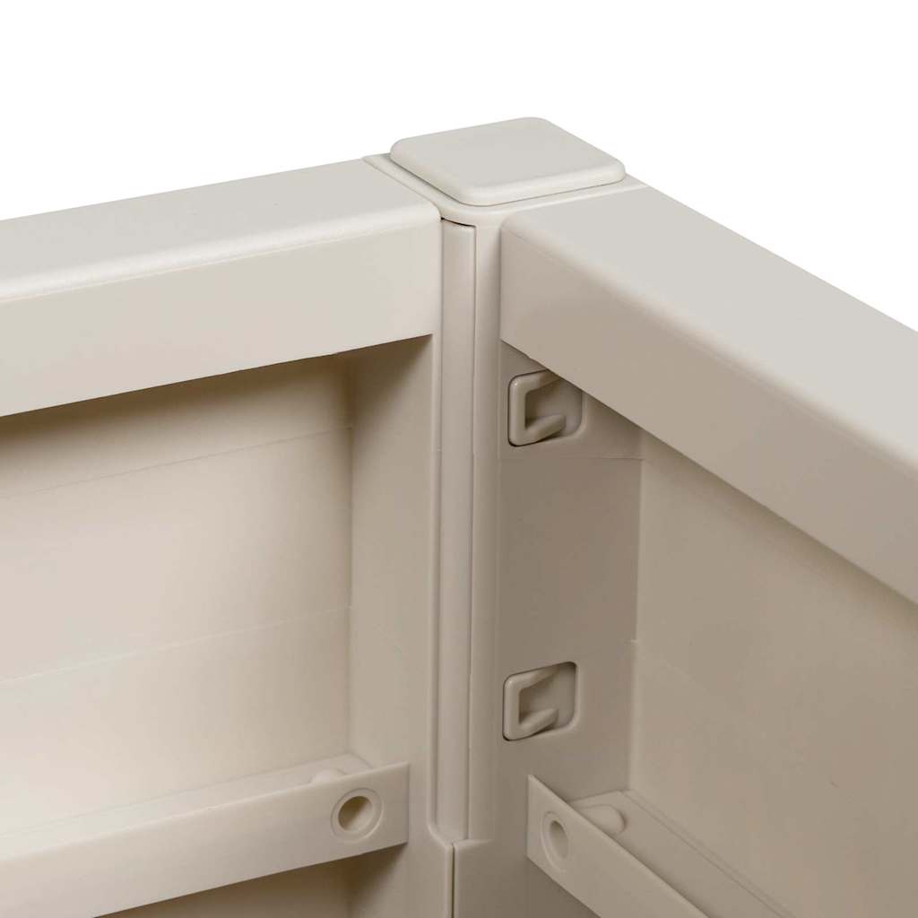 Vaso de Jardim Branco 36 x 36 x 35 cm Polipropileno