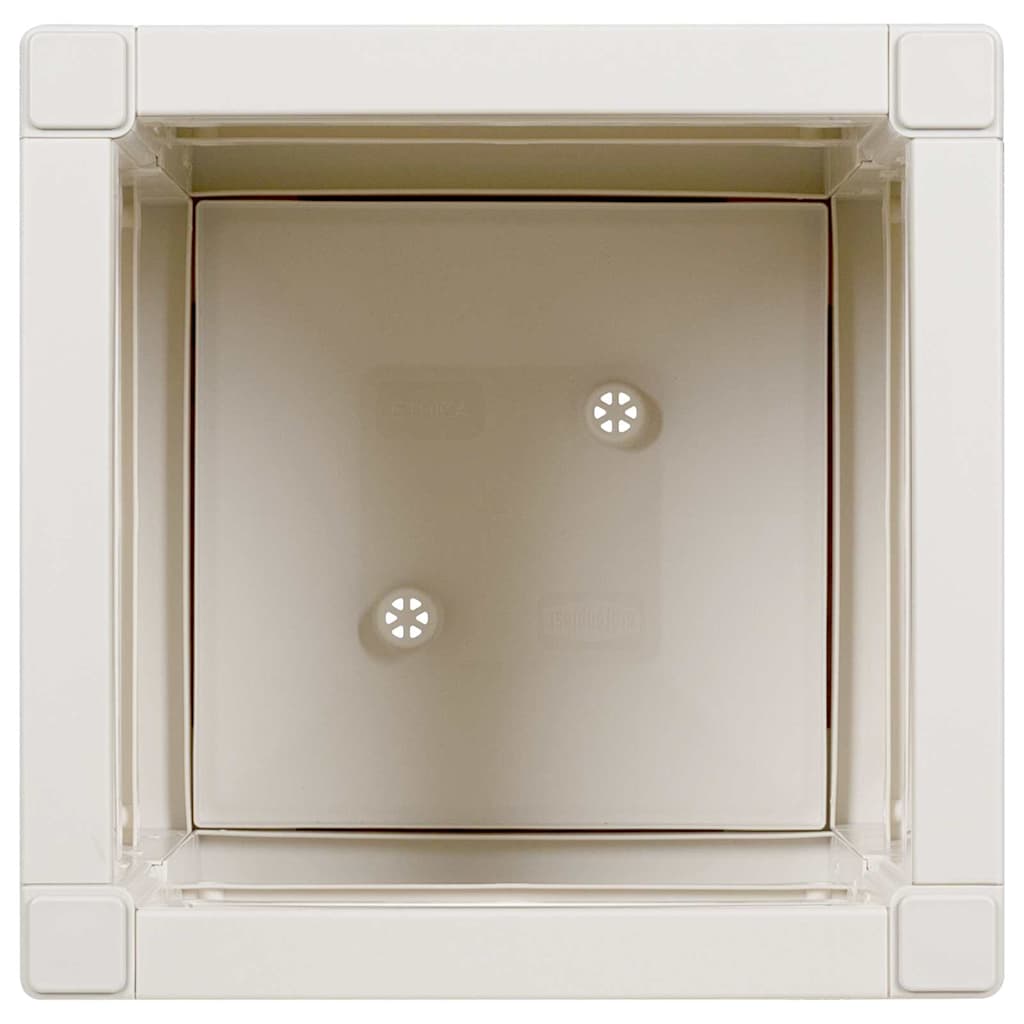 Vaso de Jardim Branco 36 x 36 x 35 cm Polipropileno