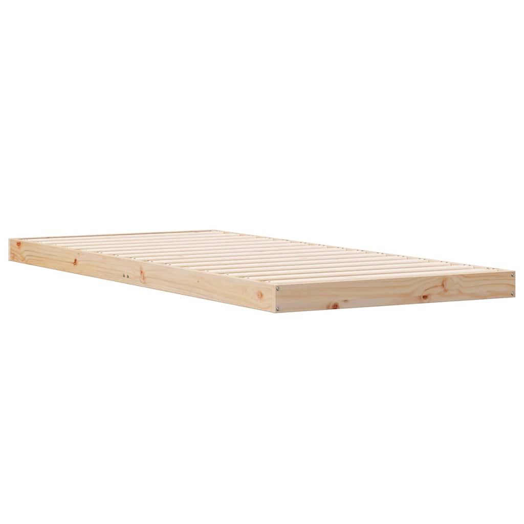 Estrutura de cama de chão Natural 80 x 210 cm