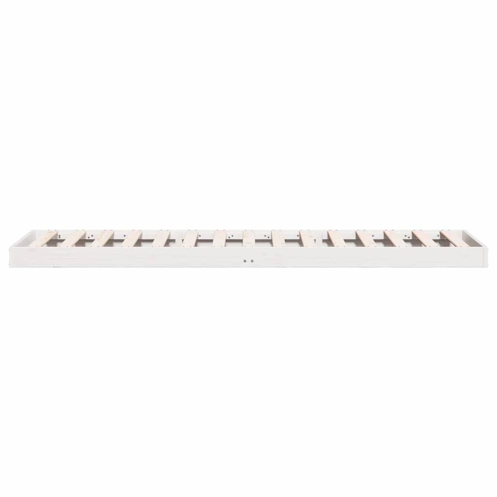 Estrutura de cama de chão Branco 90 x 210 cm