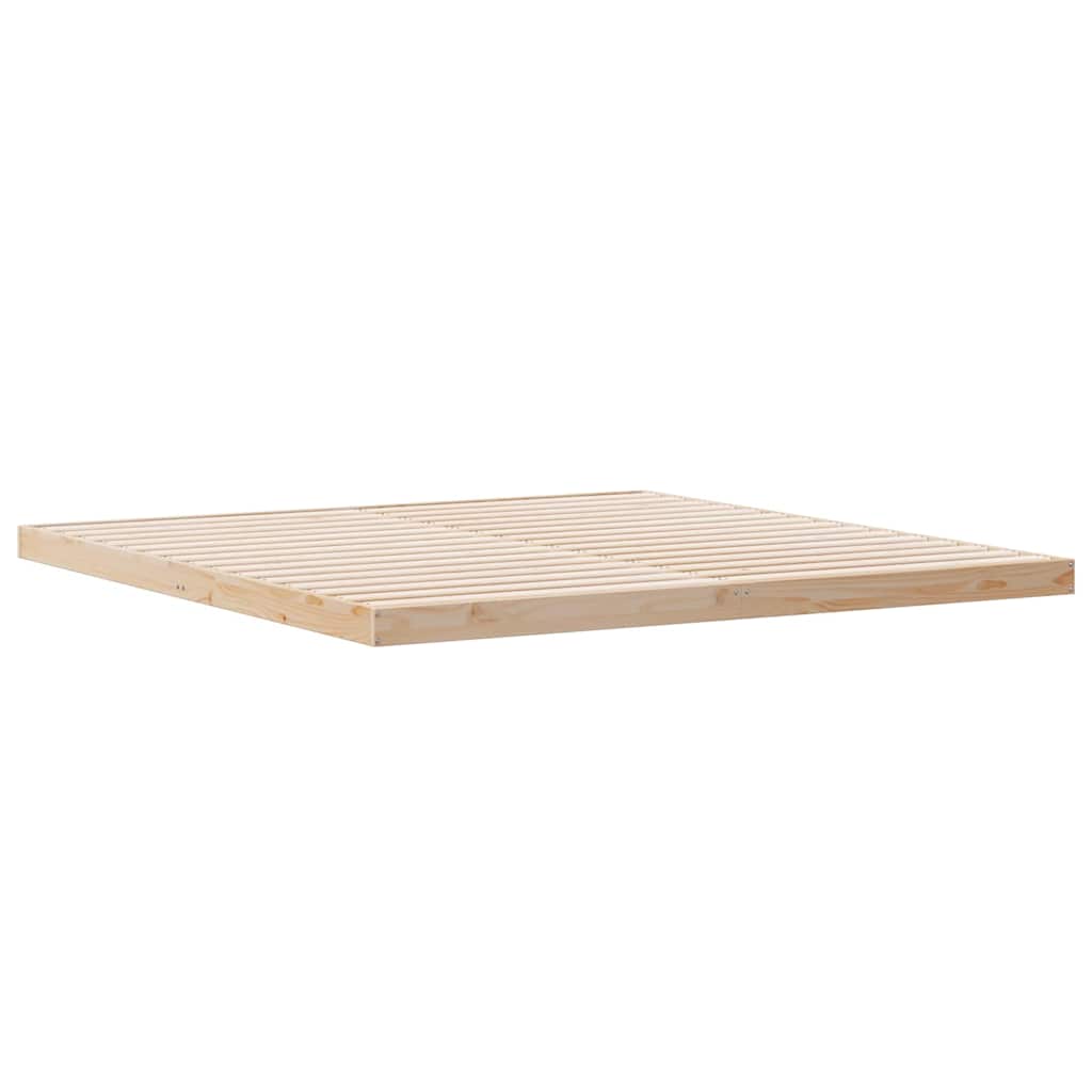 Estrutura de cama de chão Natural 200 x 220 cm