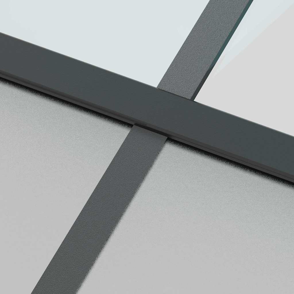 Porta deslizante c/ conj. ferragens 102,5x205cm vidro temperado