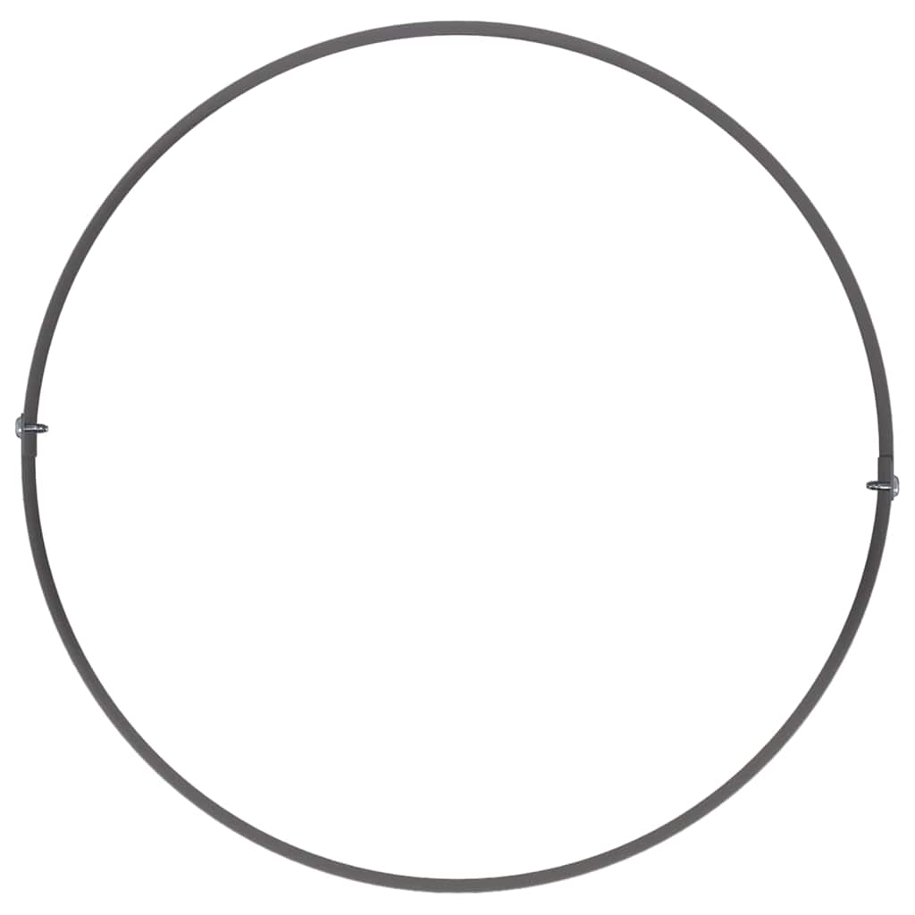 Vaso de Jardim Preto 30 x 30 x 20 cm Aço