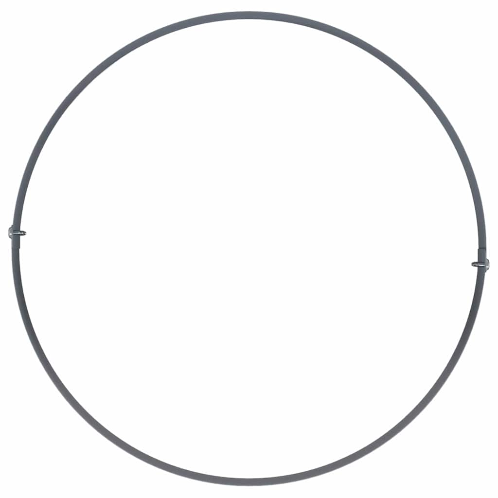 Vaso de Jardim Antracite 30 x 30 x 20 cm Aço laminado a frio