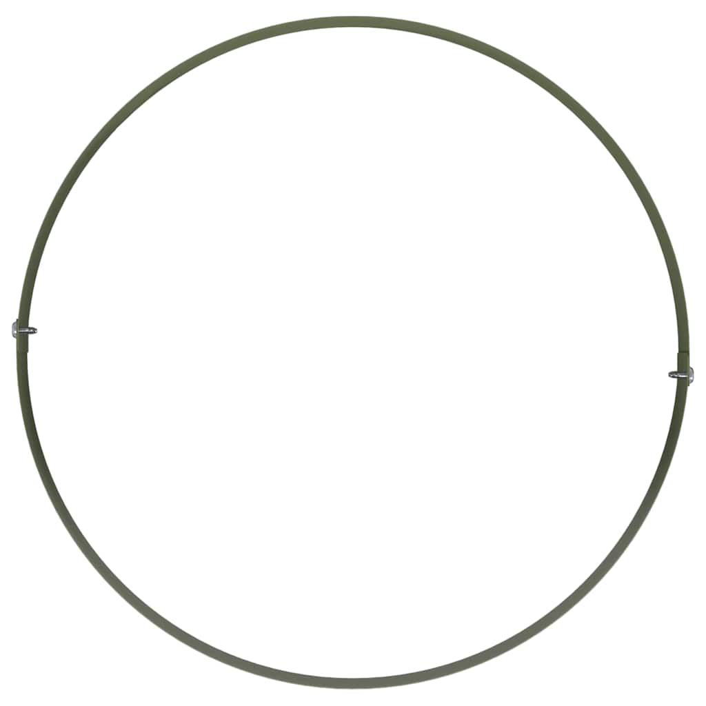 Vaso de Jardim Verde Oliva 30 x 30 x 20 cm Aço laminado a frio