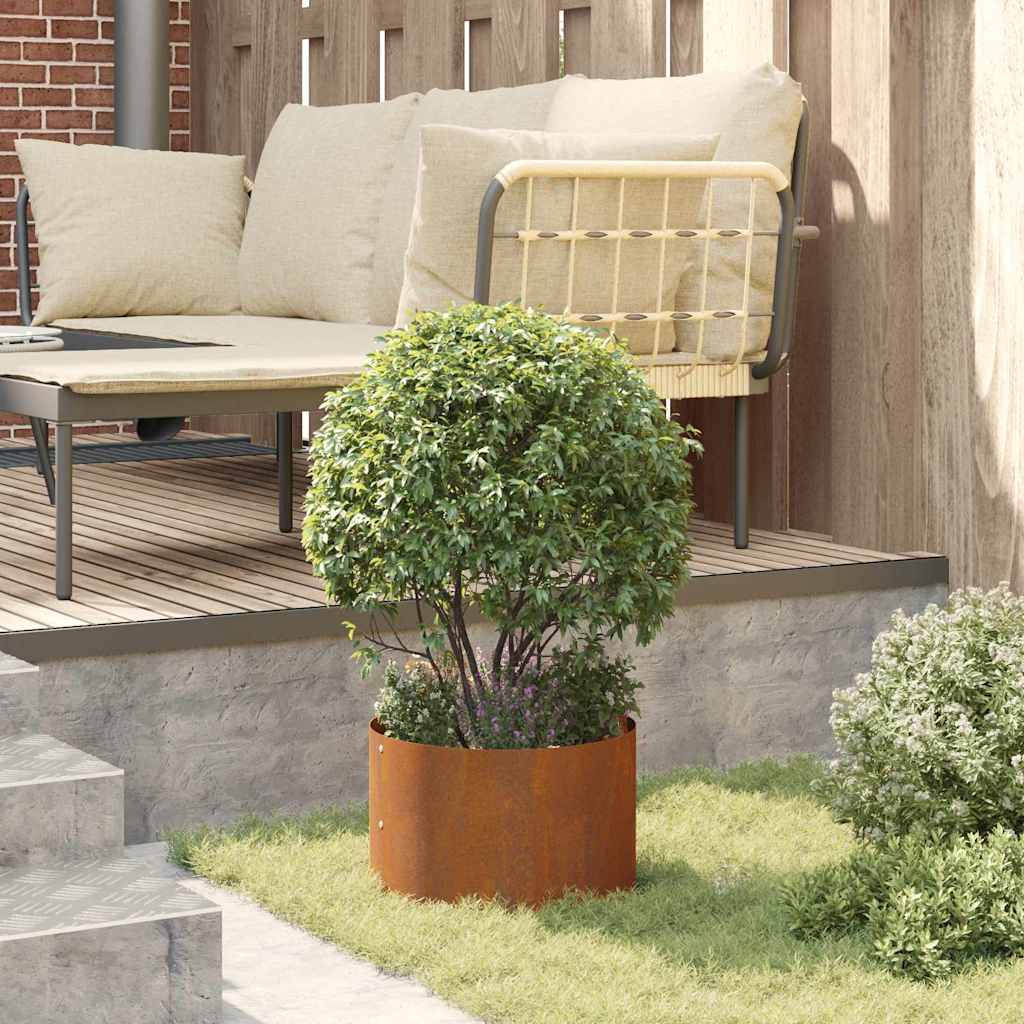 Vaso de Jardim Castanho 30 x 30 x 20 cm