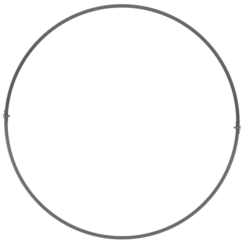 Vaso de Jardim Preto 40 x 40 x 20 cm Aço laminado a frio