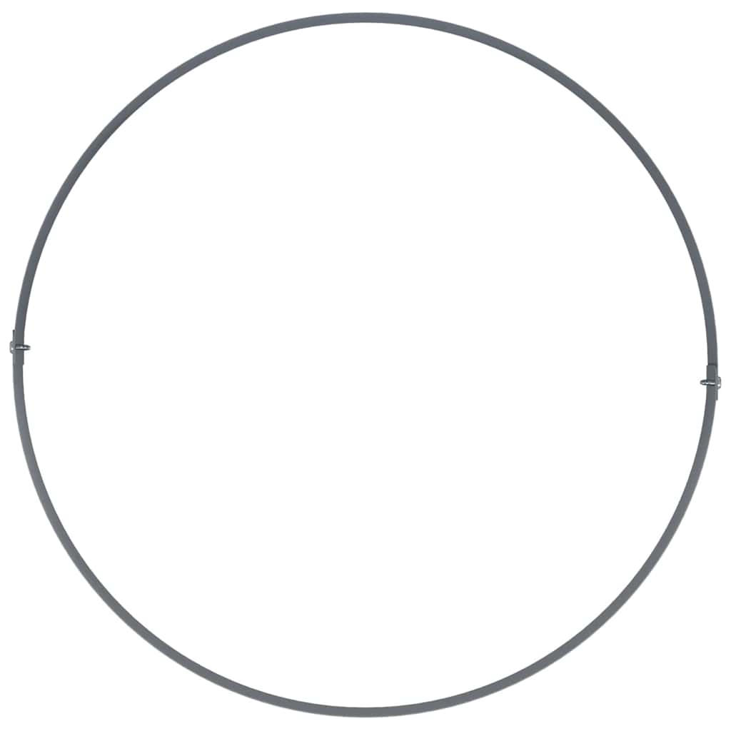 Vaso de Jardim Antracite 40 x 40 x 20 cm Aço laminado a frio