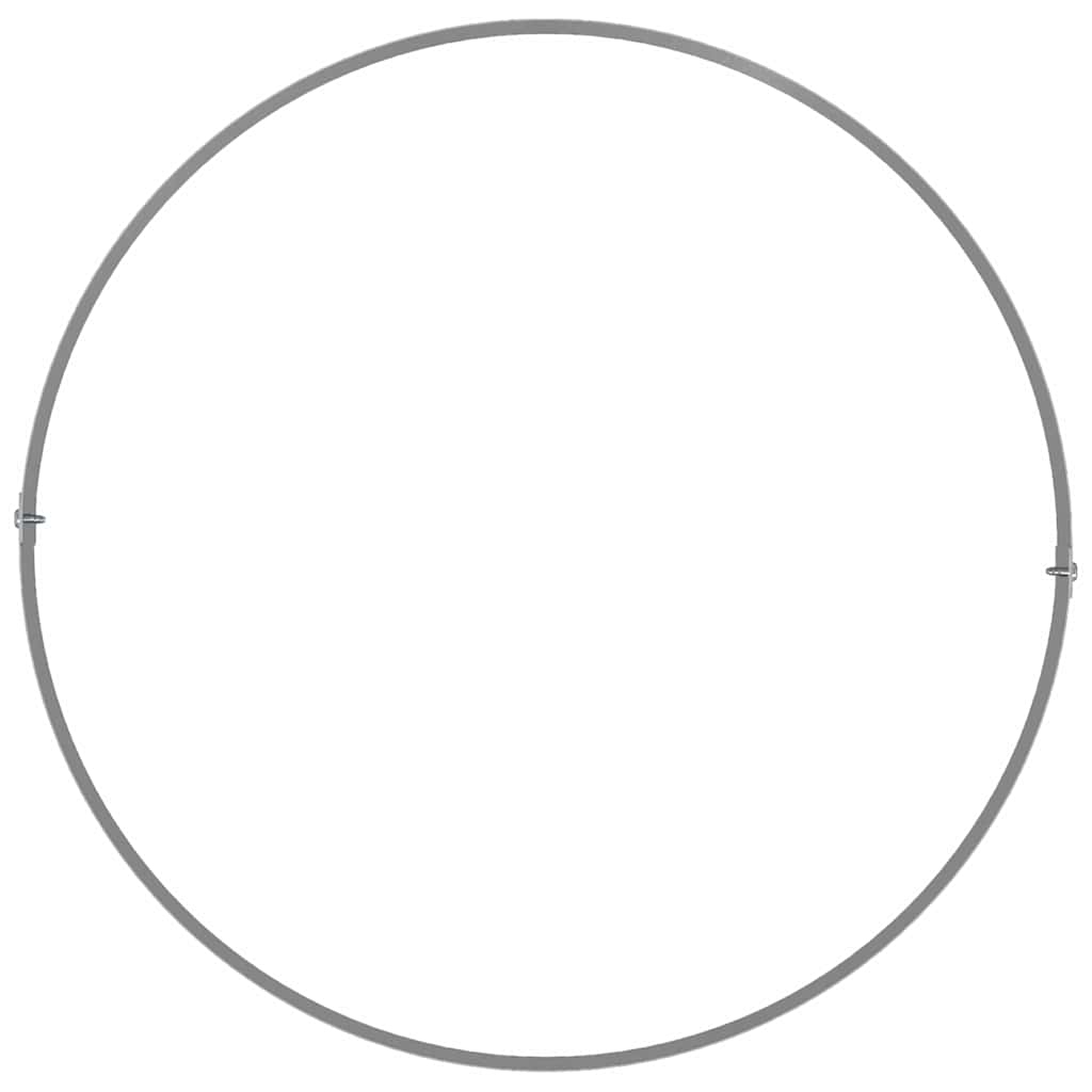 Vaso de Jardim Prateado 40 x 40 x 20 cm Aço Galvanizado