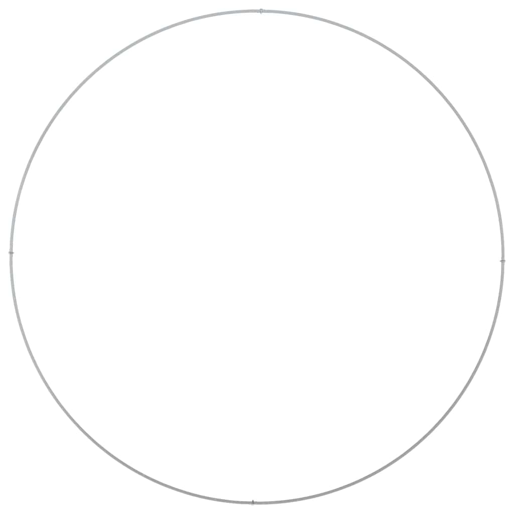 Vaso de Jardim Prateado 120 x 120 x 20 cm Aço galvanizado