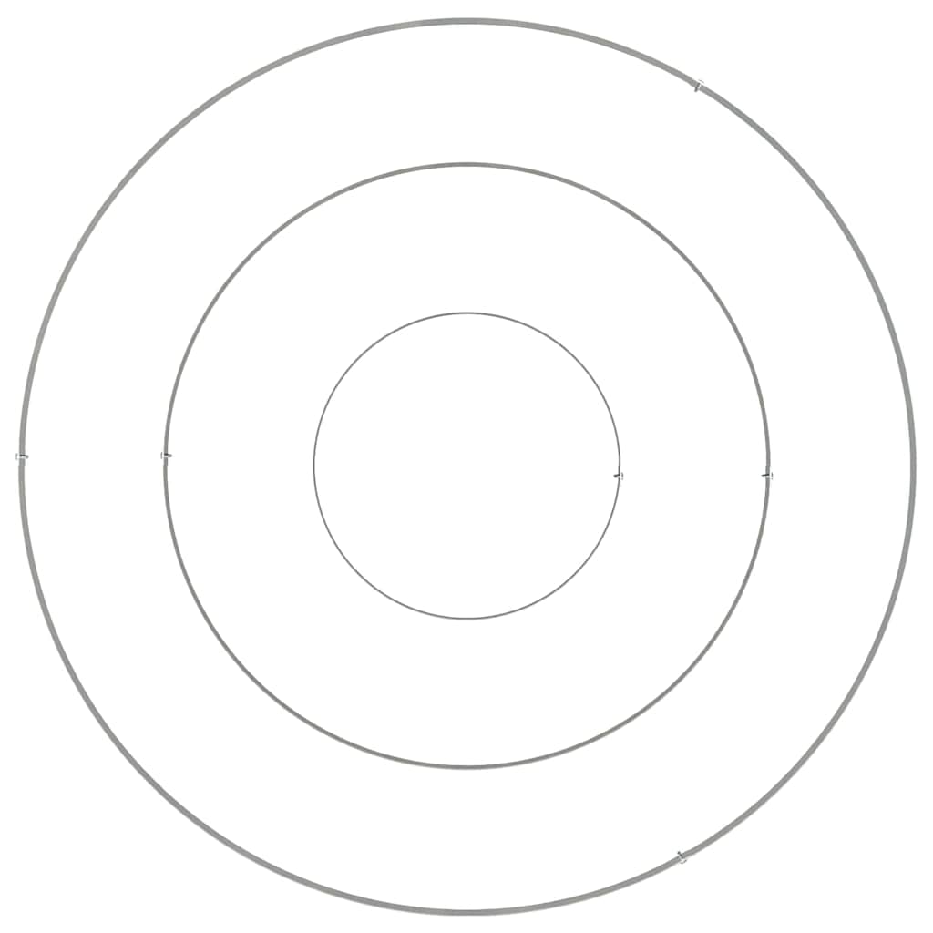 Vaso de Jardim Prateado 90 x 90 x 20 cm Aço Galvanizado