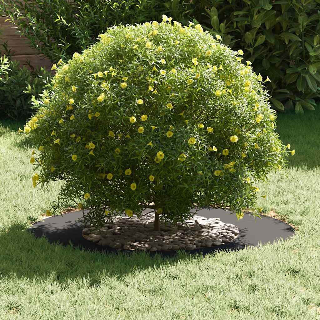 adequado para Anéis de Árvore Planos Preto Ø40 / 70 cm Aço