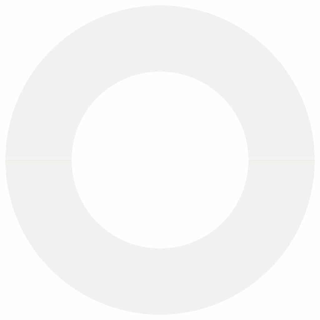 adequado para Anéis de Árvore Planos Branco Ø40 / 70 cm Aço