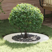 adequado para Anéis de Árvore Planos Branco Ø50 / 80 cm Aço