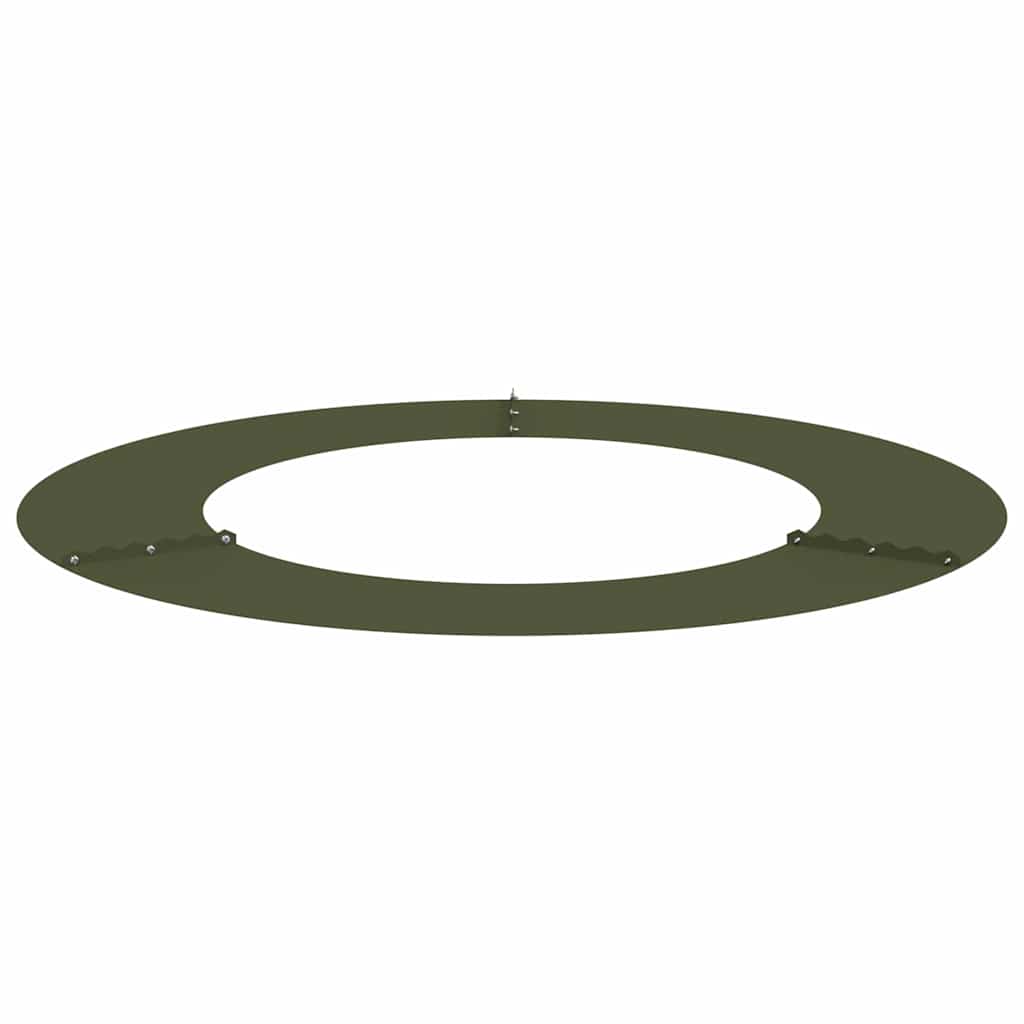 adequado para Anéis de Árvore Planos Verde-oliva Ø50 / 80 cm Aço