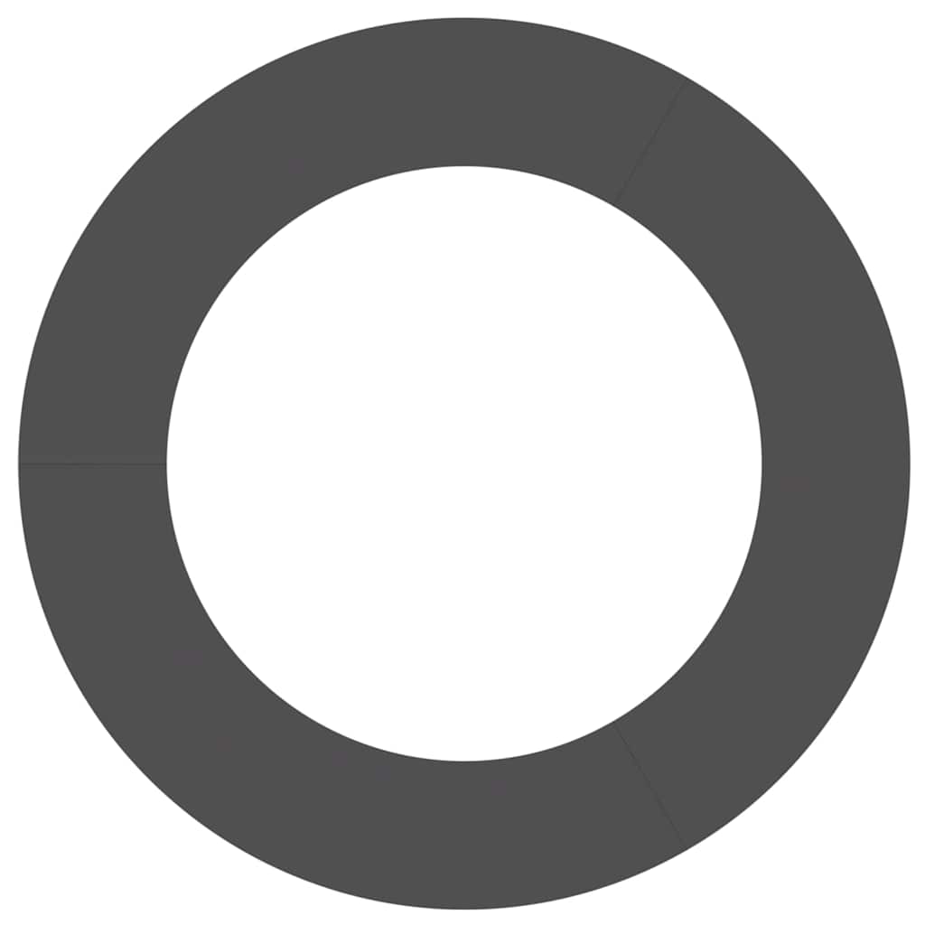 adequado para Anéis de Árvore Planos Preto Ø60 / 90 cm Aço