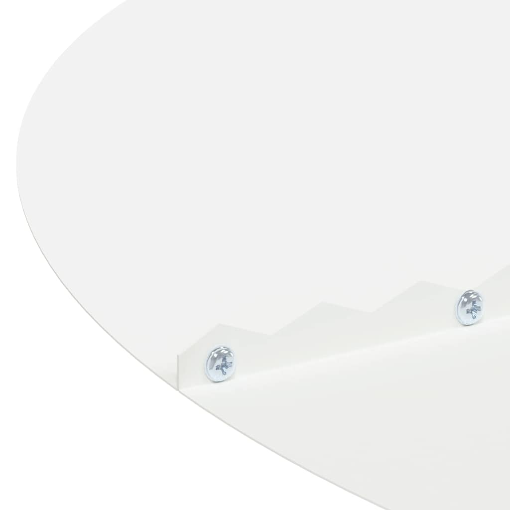 adequado para Anéis de Árvore Planos Branco Ø60 / 90 cm Aço