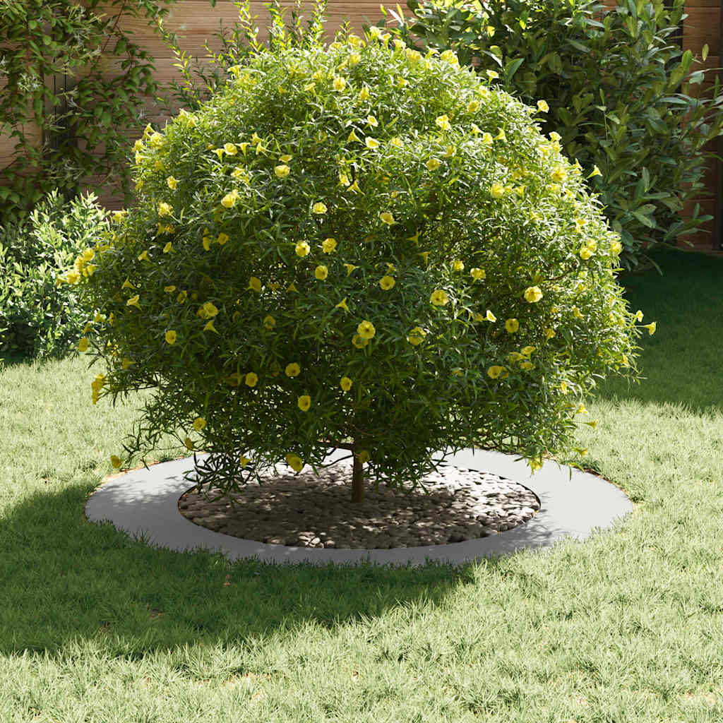 adequado para Anéis de Árvore Planos Branco Ø60 / 90 cm Aço