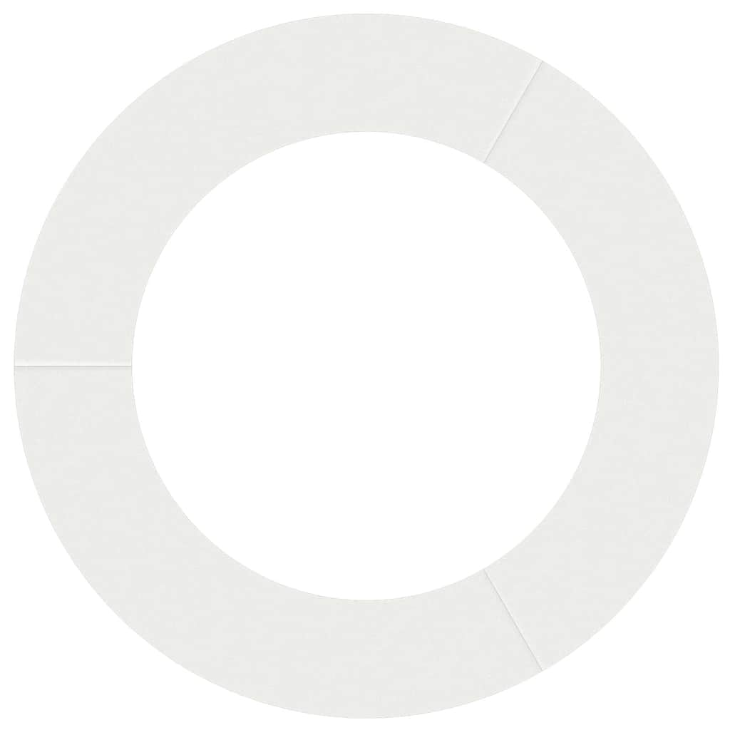 adequado para Anéis de Árvore Planos Branco Ø60 / 90 cm Aço