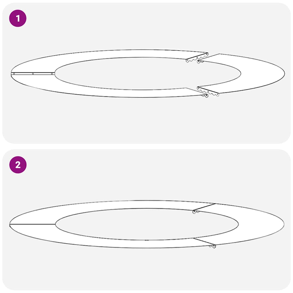 adequado para Anéis de Árvore Planos Prateado Ø60 / 90 cm