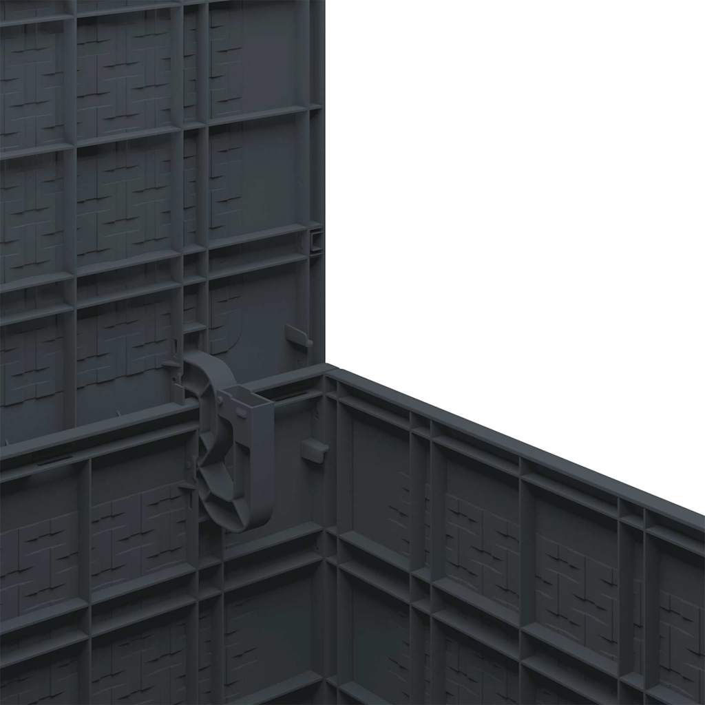 Caixa de Armazenamento para Jardim Antracite 55 x 53 x 57 cm