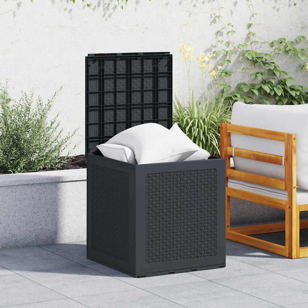 Caixa de Armazenamento para Jardim Antracite 55 x 53 x 57 cm