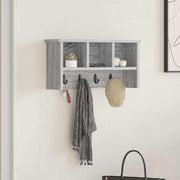 Cabideiro de Parede Sonoma cinzento 50 x 16 x 26 cm