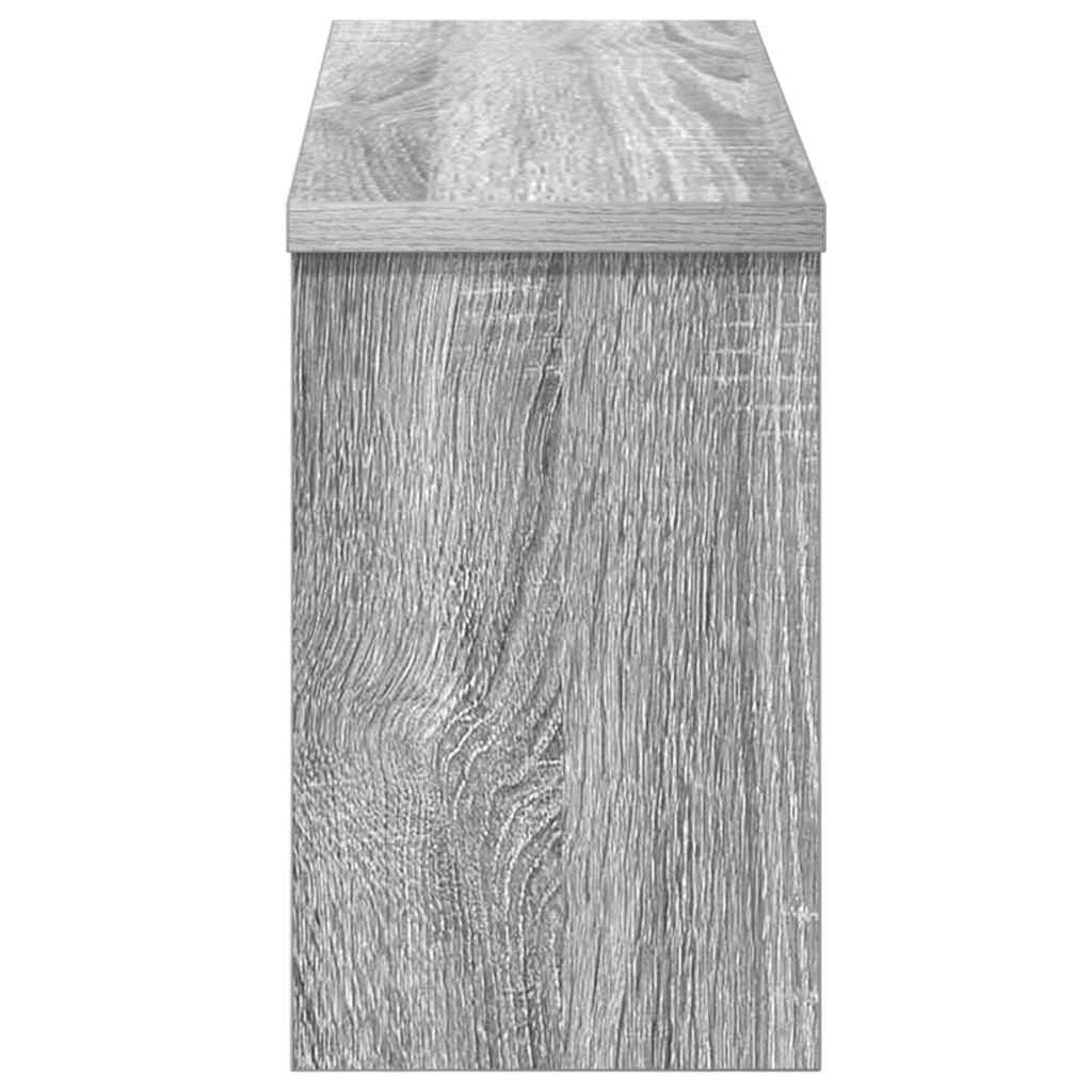 Cabideiro de Parede Sonoma cinzento 50 x 16 x 26 cm