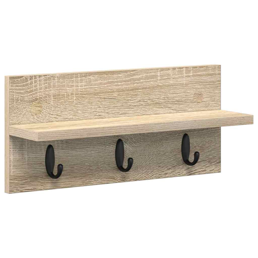Cabideiro de Parede Carvalho sonoma 40 x 10.5 x 18 cm