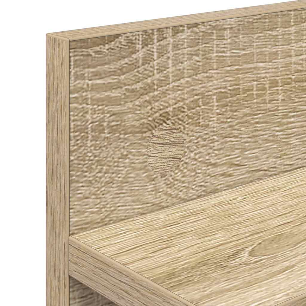 Cabideiro de Parede Carvalho sonoma 60 x 10.5 x 18 cm