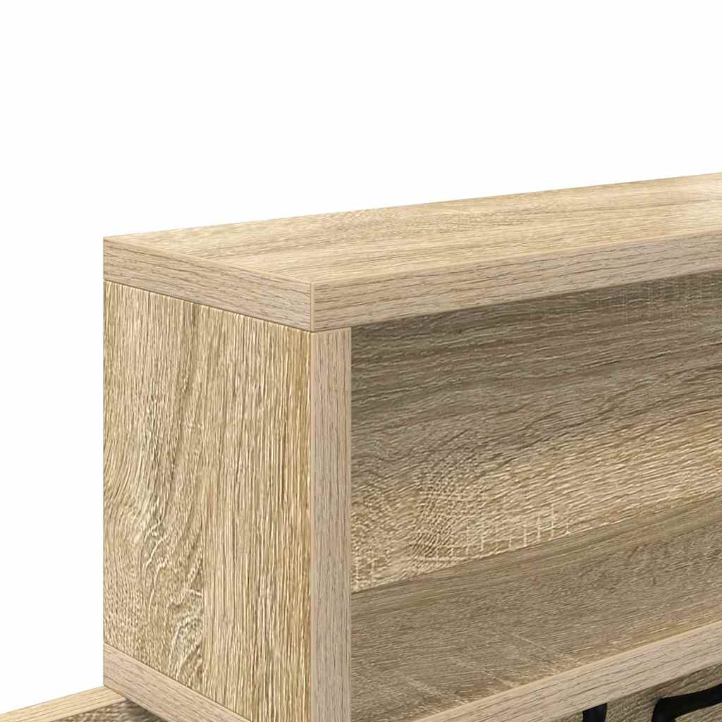 Cabideiro de Parede Carvalho sonoma 100 x 12 x 43.5 cm