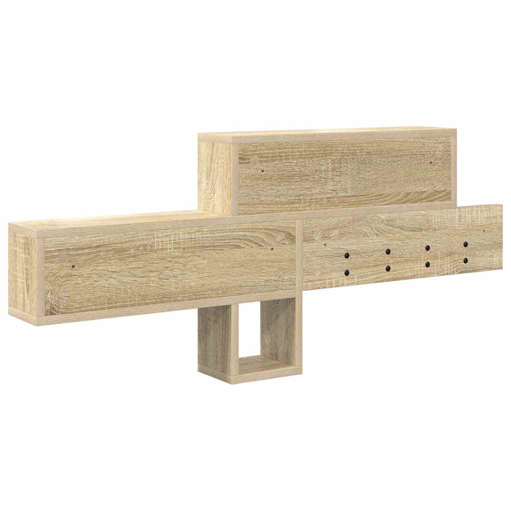Cabideiro de Parede Carvalho sonoma 100 x 12 x 43.5 cm