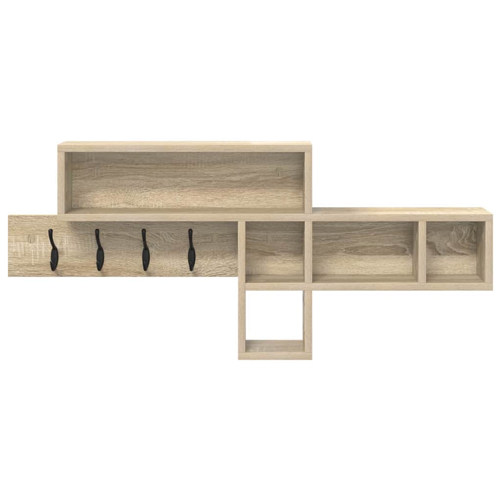 Cabideiro de Parede Carvalho sonoma 100 x 12 x 43.5 cm