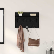 Cabideiro de Parede Carvalho preto 60 x 40 x 12 cm