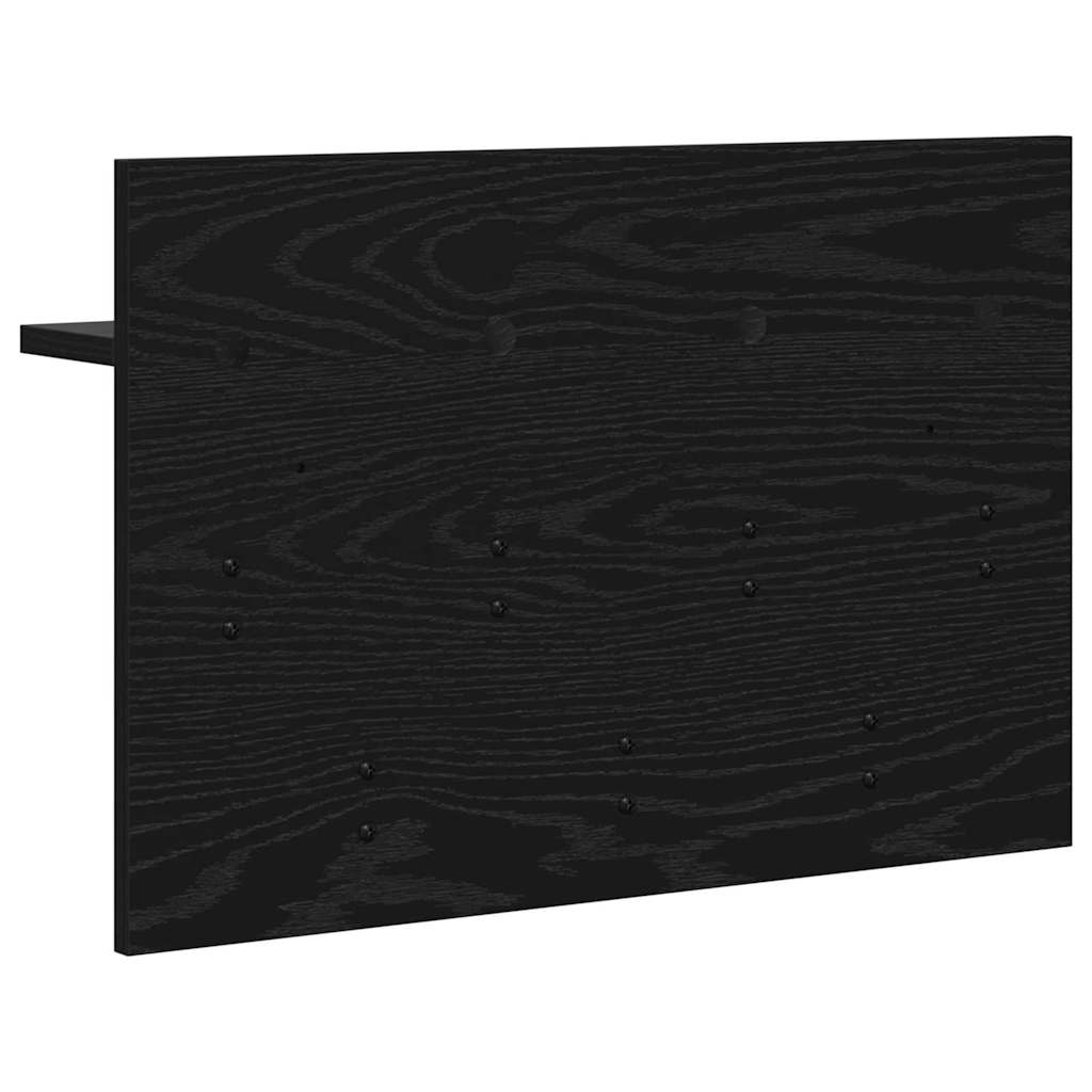 Cabideiro de Parede Carvalho preto 60 x 40 x 12 cm