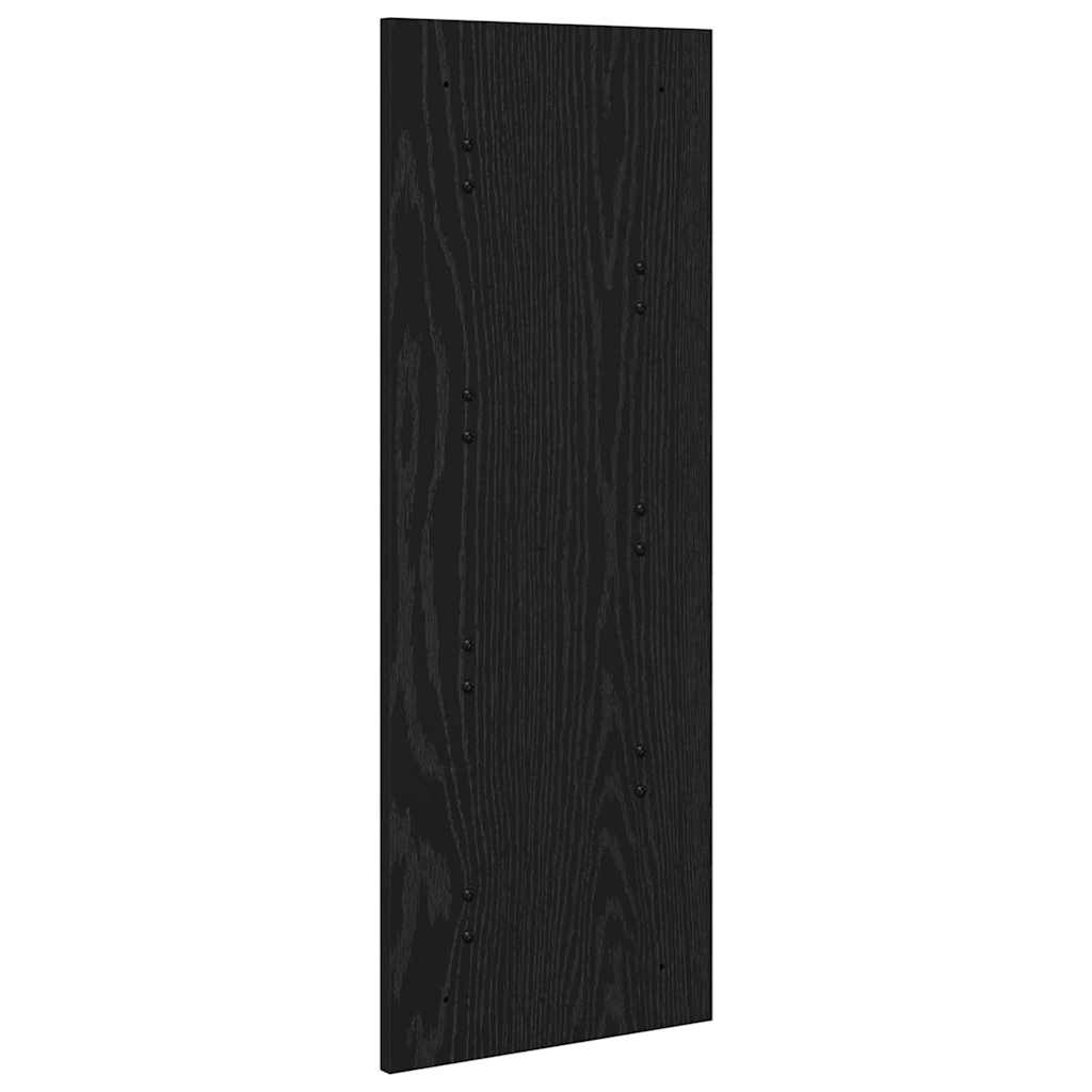Cabideiro de Parede Carvalho preto 30 x 1.5 x 80 cm